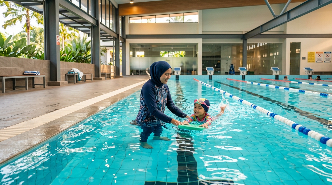 Kolam renang tempat latihan Swimma